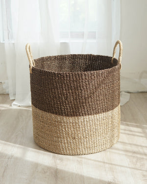 Open image in slideshow, Two Toned Abaca Hamper

