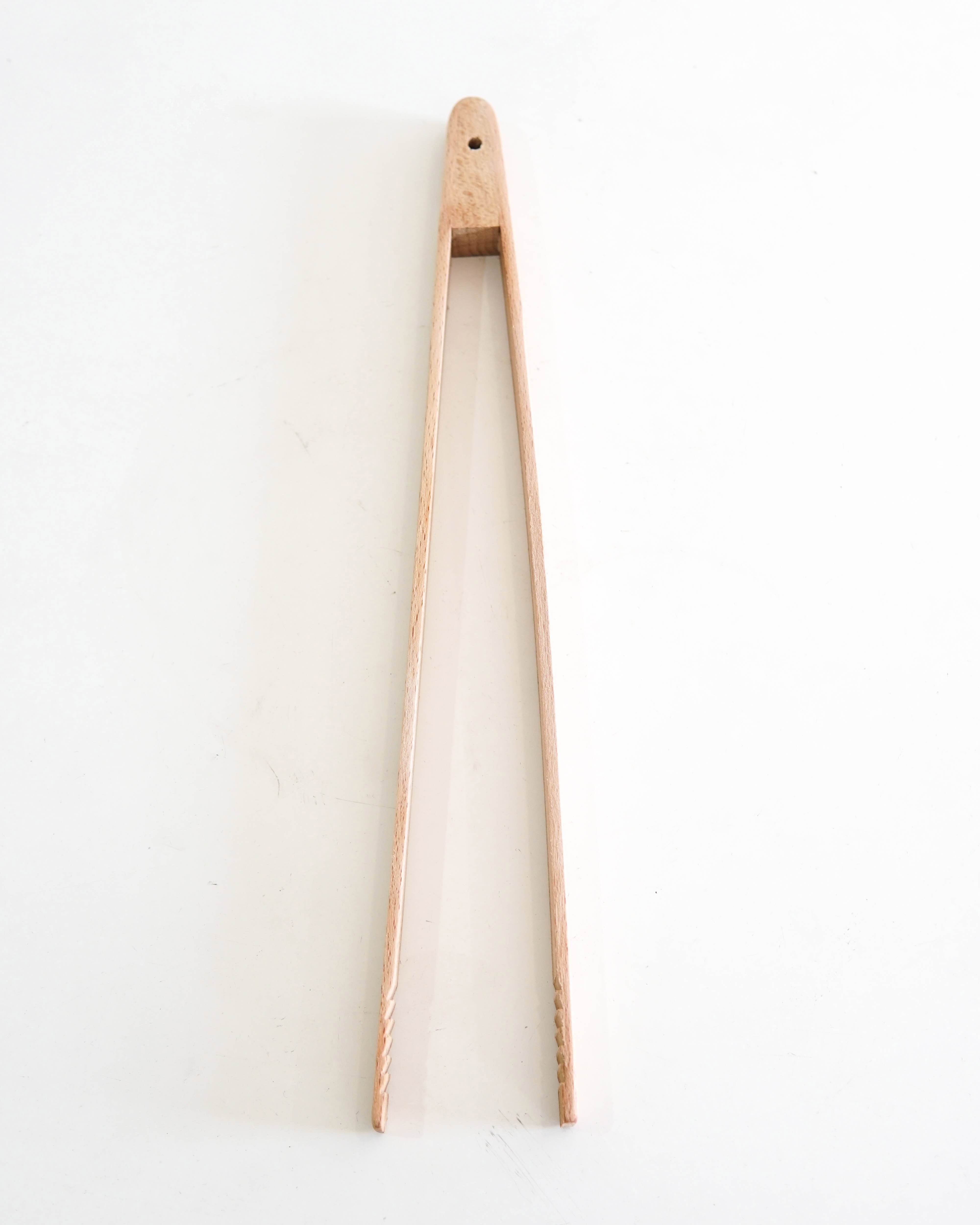 Bare Wooden Tongs