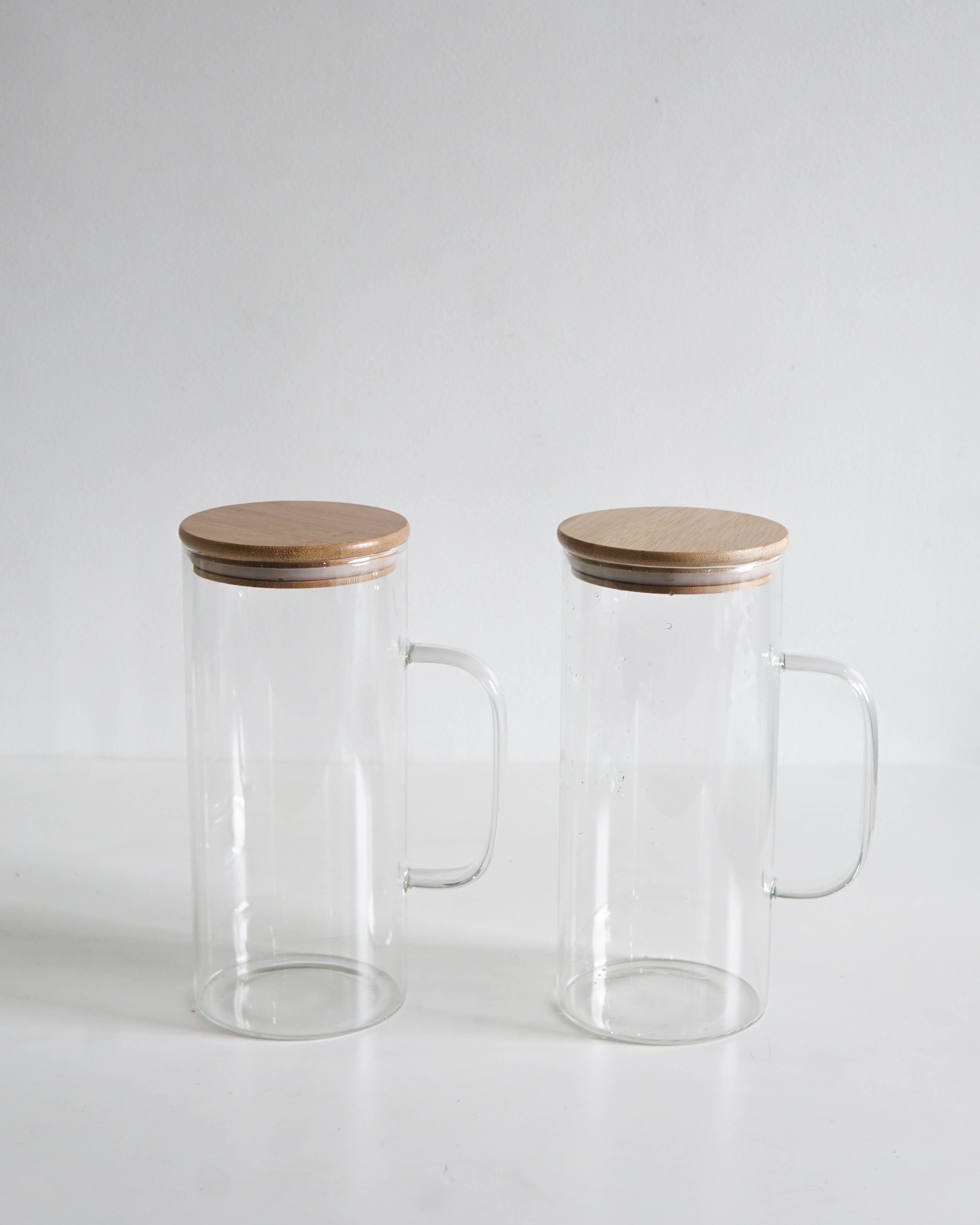 Cylinder Jars with Handle Set