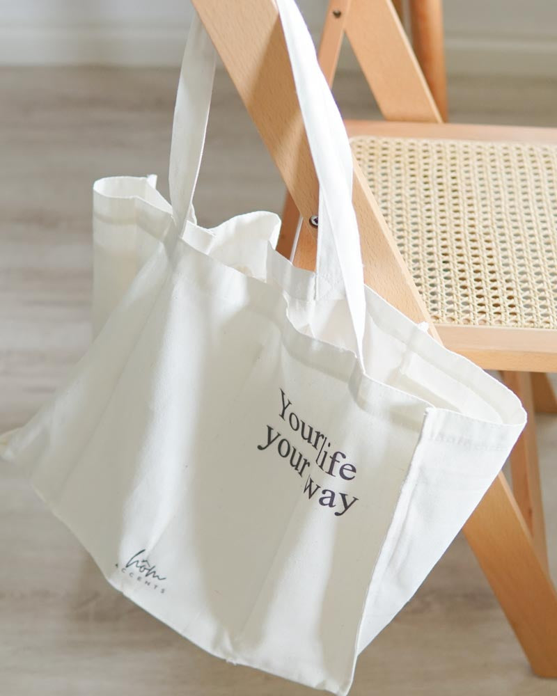 YLYW Canvas Grocer's Bag