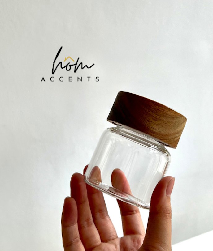 Acacia Mini Pill Jars